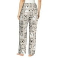 thumbnail image 3 of Xecao Puppy Women's Straight Lounge Pajama Pants: The Epitome of Relaxed Sleepwear, 3 of 9