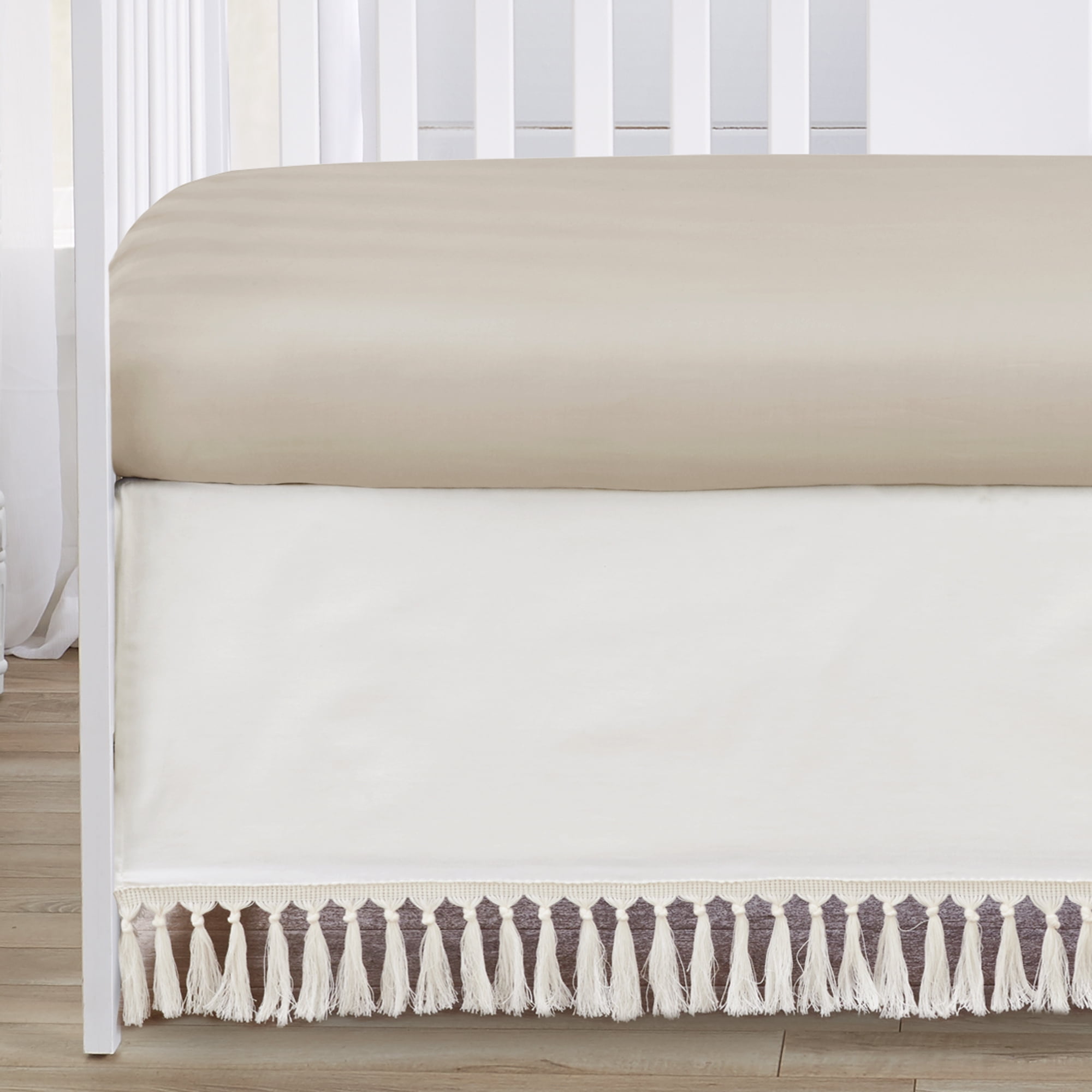 Sweet Jojo Designs Desert Sun Beige Ivory 4 Piece Crib Bedding Set