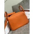 thumbnail image 4 of NEW w/ Recept 2024 Heres Orange Clemence PHW Mini Lindy 20 Should bag, 4 of 6