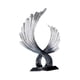 thumbnail image 3 of Adorno de ala Figura de ala Figura decorativa de escritorio Estatua de ala coleccionable Gris, 3 of 9