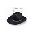 thumbnail image 3 of Cowgirl Hat Shining Glitter Hat Western Hat Sparkly Glitter Jazz Hat Photo Props Glinting Crystal Glitter for Stage powder plus drill, 3 of 4