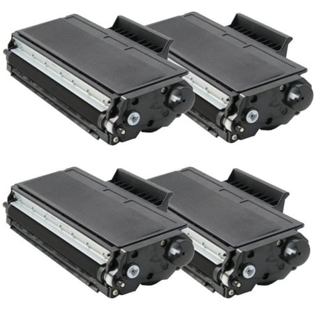 Premium Compatible Toner Cartridge Replacement for TN580 cartridge - high capacity black - 4-pack
