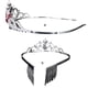 thumbnail image 5 of Sonducket Diadema con diamantes de imitación, tocado de estilo elegante, accesorios para el cabello, tocado para niñas, novia, decoración de boda Ropa, zapatos y accesorios Miscelánea sin peine Sonducket AP010665-01B, 5 of 6