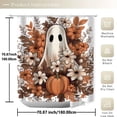 thumbnail image 3 of Cortina de Ducha WDOplteas 71x71 Pulgadas Accesorios Impermeables Halloween, 3 of 9