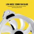 thumbnail image 4 of Corsair LL Series CO-9050092-WW LL120 RGB, 120mm Dual Light Loop RGB LED PWM Fan, 3 Fan Pack with Lighting Node PRO, White, 4 of 9