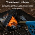 thumbnail image 2 of Souffleur Portatif de Cuisine Extérieure Souffleur de barbecue compact Souffleur de Feu Souffleur de combustion Équipement de Feu pour camping Randonnée Pique-Nique, 2 of 8