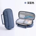 thumbnail image 2 of ZOUSSIQI Trousse à Crayons portable version Coréenne Trousse de Rangement en Toile Créative pour Étudiants - Bleu Foncé CA919-53822, 2 of 6
