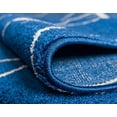 thumbnail image 5 of Unique Loom 3140880 Tapis Rectangulaire à Motif Géométrique Treillis 9 x 12 Pi, Bleu Marine, 5 of 5