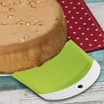 thumbnail image 3 of Nvzi Cortador de masa de pan de plástico Raspador de banco Espátula suave para crema Cuchillo para mantequilla Verde, 3 of 5