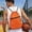 1PC-Orange, variant on 2Pcs Drawstring Bags Bulk Drawstring Backpack Black String Backpack Cinch Sack Sport Gym Backpack Bags for Traveling Outdoor Sports