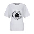 thumbnail image 4 of PVCS Haut de Mode pour Femmes Imprimé Décontracté Coupe Ample T-shirt Grande Taille, 4 of 8