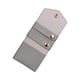 thumbnail image 4 of Organizador de joyas, bolsa de almacenamiento de joyas con hebilla, estuche de joyería de cuero PU, bolsa de joyería para anillos, collar, pulsera y Gris, 4 of 8