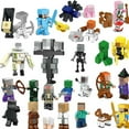 thumbnail image 4 of Set de 28 Figuras de Aldea Pixel – Mini Personajes de Bloques de Construcción, Juguete de Ensamblaje DIY para Niños, 4 of 4