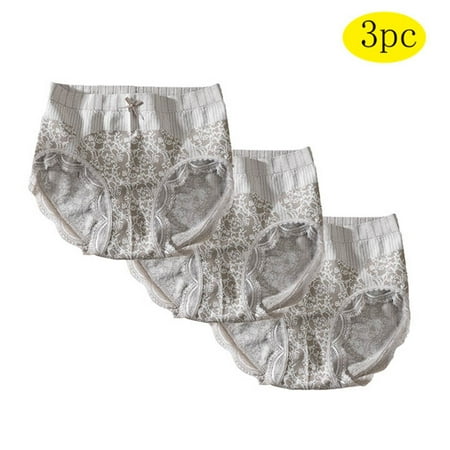 AXXD Ladies Underwear Panties Pack Lace Silk Butt Lifting Mid-waist Breathable Underwear New Arrival