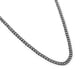 thumbnail image 2 of Cadena Collar Barbada Unisex Ametrinaa 5mm Negro 55cm Chapa de Oro 18K, 2 of 5