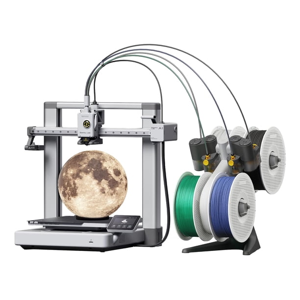 Impresora 3D Bambu Lab A1 Combo con kit de luz LED multicolor