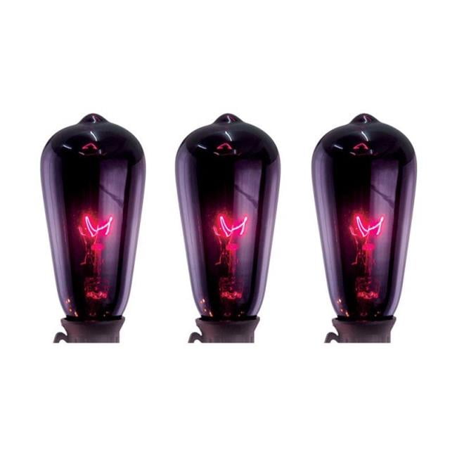 126G6N12 9 ft. Halloween Edison Light Set Purple 10 Count