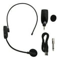 thumbnail image 1 of Auriculares con micrófono de 2,4 G, ligeros, para llevar en la cabeza, multiusos, inalámbricos, para cantar, transmitir en vivo y grabar voz., 1 of 14