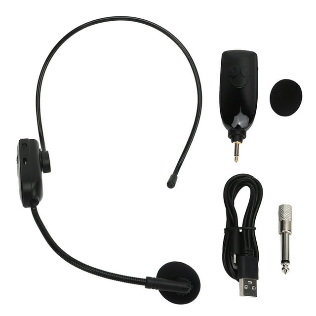 Head Wear Mic, Microphone Headset 25m Reception Range Reduce Noise