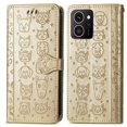 thumbnail image 2 of Funda Cartera FOXDOCK para HMD Skyline , Flip PU con Relieve de Gatos y Perros, Tarjetero y Soporte, 2 of 6