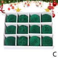 thumbnail image 3 of Bolas de terciopelo para decoración navideña, adornos de bolas de Navidad, bolas de árbol resistentes, colores vivos, bolas de terciopelo para árboles de Navidad O4N5, 3 of 5