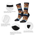 thumbnail image 6 of Goofa Ocean Scene with Noah's Ark Printed Men's Crew Socks, Soft Durable Breathable Moisture-Wicking with Odor Control Cotton socks, 6 of 9