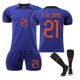 thumbnail image 1 of LBule 21BF.de Jong 21 # Virgil 4 # Memphis 10 # Uniformes de fútbol con calcetines para niños y niñas 2023 Uniformes de fútbol de alta calidad Equipo de fútbol de alta calidad Je esquí esquí Gafas de esquí, 1 of 1