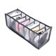 thumbnail image 2 of Caja de almacenamiento de ropa interior Cajón organizador de sujetadores (gris) (7 rejillas) Ndcxsfigh Nuevos Originales, 2 of 3