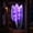 Purple, variant on LEFXSMR Halloween Hanging Ghost Decor with Led Lights, Light Up Ghost Creepy Cloth, Halloween Decoration for Front Yard Garden & Party, Yellow
