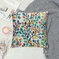 thumbnail image 2 of ONETECH Colorful Leaves Spots on Branches Decorative Throw Pillow Cover Pillow Case Cushion Case  for Living Room,Couch and Bed, 2 of 5