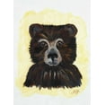 thumbnail image 2 of DeRice, Julie 25x32 Gold Ornate Wood Framed with Double Matting Museum Art Print Titled - Bear Bear, 2 of 4