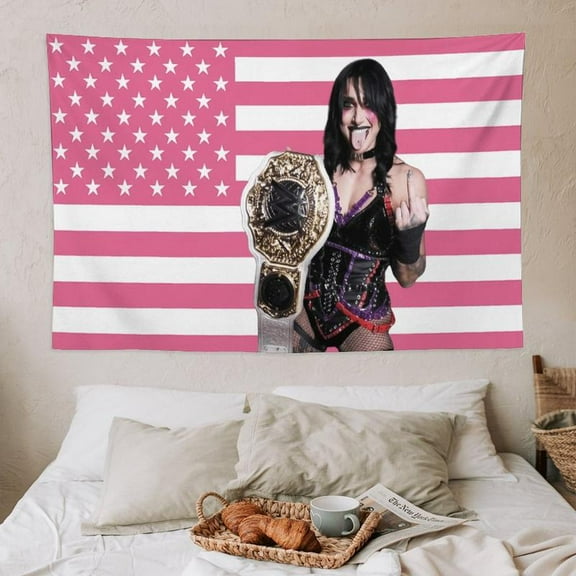 Rhea and Ripley wall tapestry poster for college dorm cave bedroom living room office party decoration gift