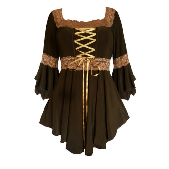 Dare To Wear Victorian Gothic Boho Renaissance Corset Top S - 5x