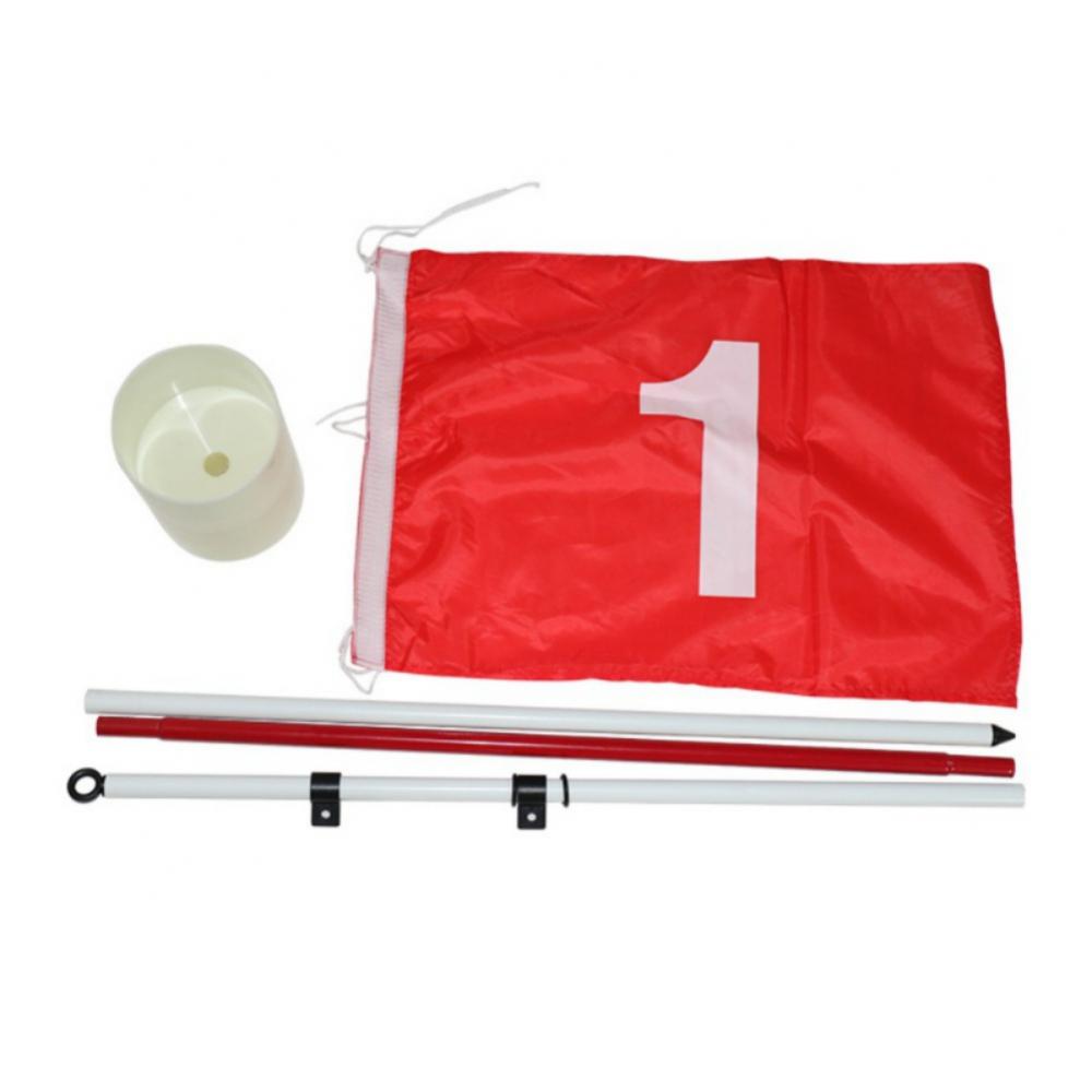 3 Section Backyard Golf Putting Green Flags Golf Flagsticks Practice