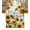 Yellow Grey, variant on Sunflower Bee Table Runner 36 Inches, Black Buffalo Plaid Botanical Leaf Floral Bed Runner Dresser Scarves Tabletop for Indoor Outdoor Parties/Ceremony/Banquet, 13"x 36"