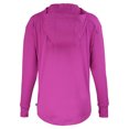 thumbnail image 3 of Women's-Cutter & Buck  Pink Milwaukee Brewers Daybreak Eco Recycled Half-Zip Hoodie, 3 of 3