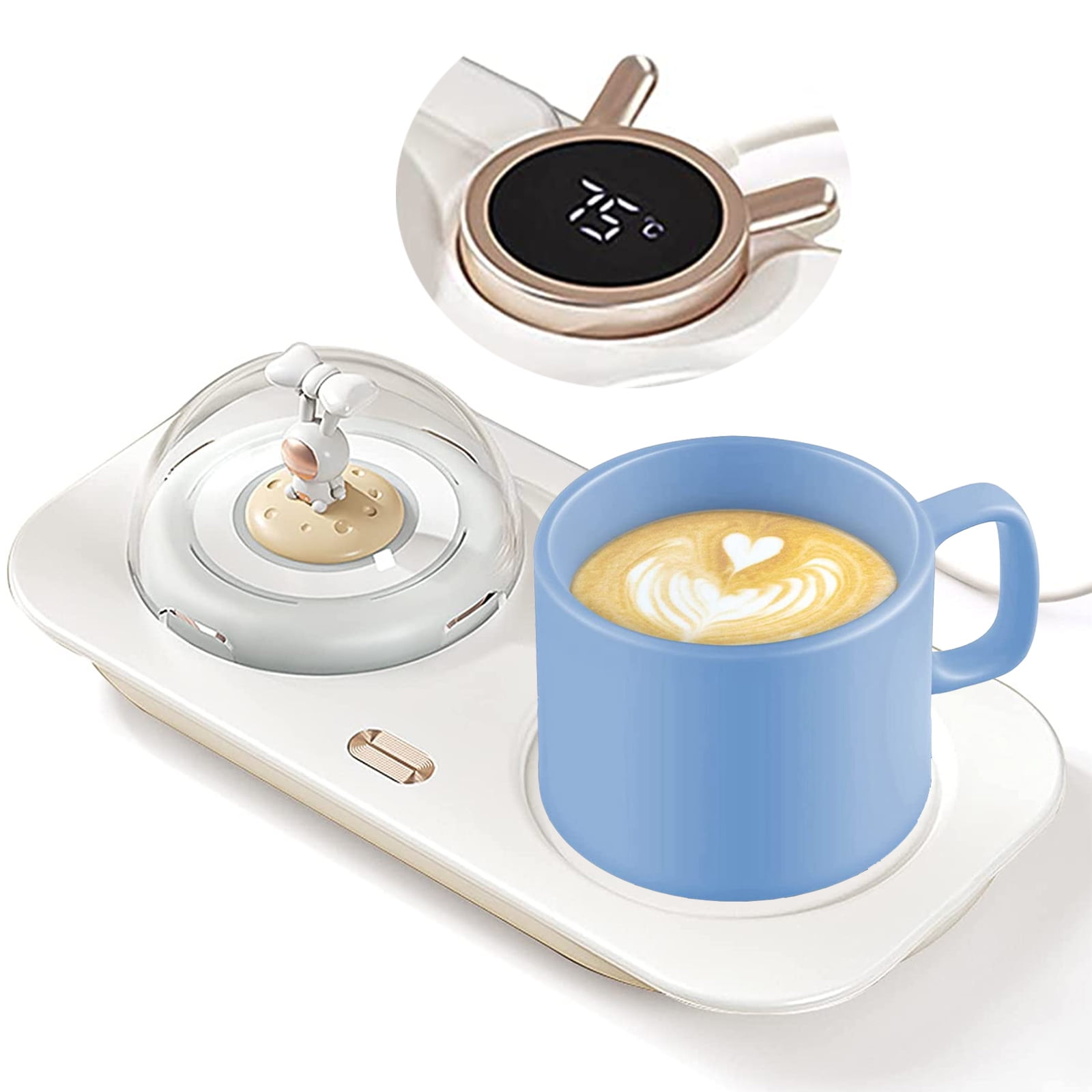 Mug Warmer, Electric Beverage Warmers Plate for Office Home Desk with