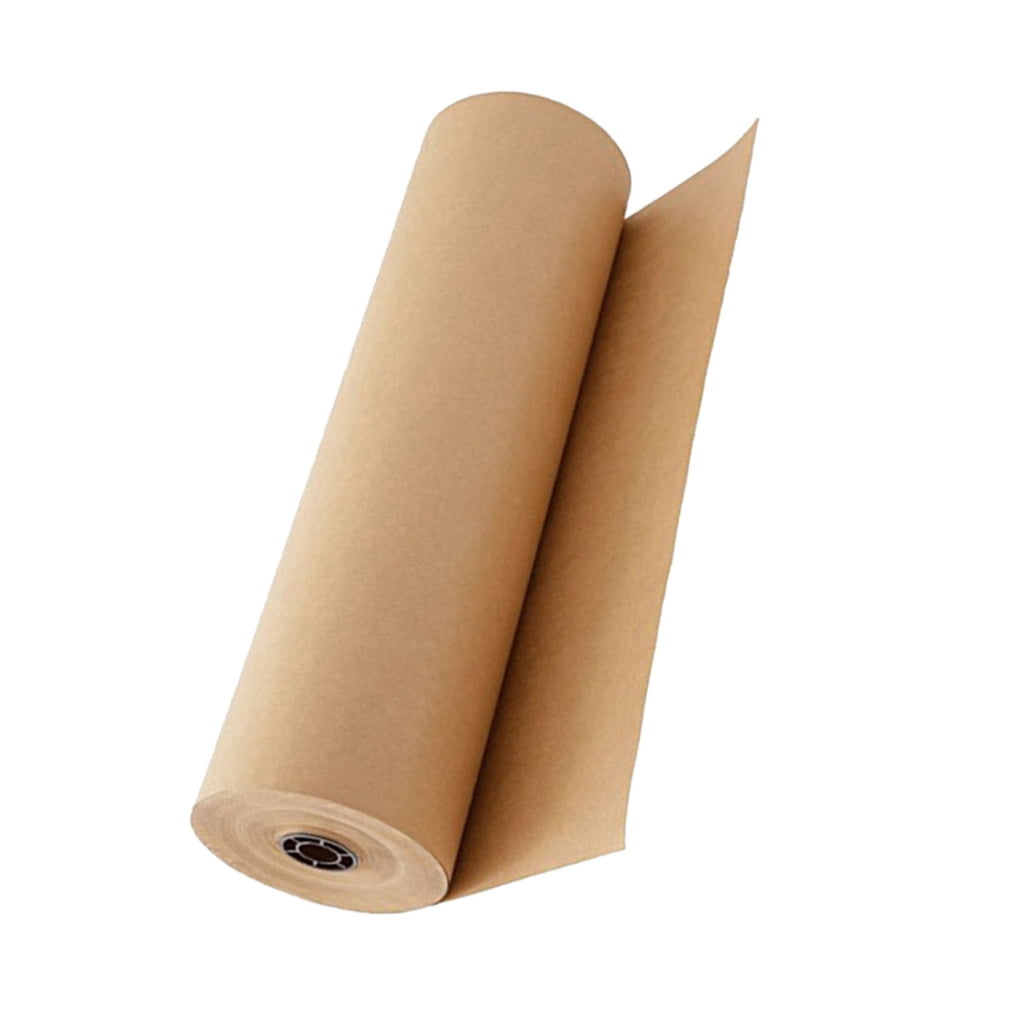FENGGUIQU Khaki Kraft Paper Roll for Flower Bouquet Wrapping, Packaging, and Paper Crafting Projects