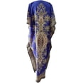 thumbnail image 2 of Women's Long Kaftan Maxi Tunic Caftan Gown Top Night Dress One Size, 2 of 2