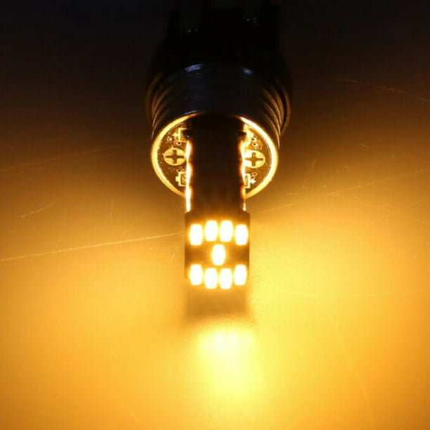 2x W21W T20 LED Amber Canbus 7440 Turn Signal Light WY21W Bulb ...