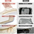 thumbnail image 6 of SUCS Clear Makeup Bag Waterproof Quart Size Bag, Travel Makeup Cosmetic Bag for Women, Carry on Airport Airline Compliant Bag, 3 Pack, 6 of 9