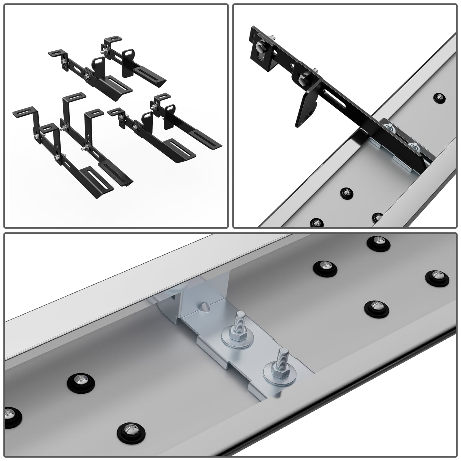 Nuvision for 19-23 Hyundai Santa Fe 6.5" Premium Running Boards Pedal Side Step Nerf Bar
