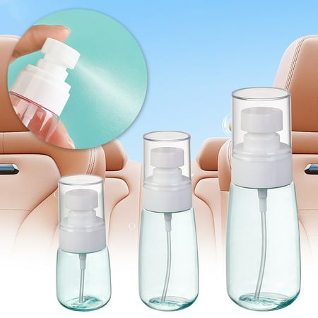 Vacemry 3Pcs Refillable Sprayer Super Fine Mist Refillable Spray Bottle with Secure Cap Portable Travel Size Sprayer for Liquids Leak Proof Design for Toiletries and Personal Care Products