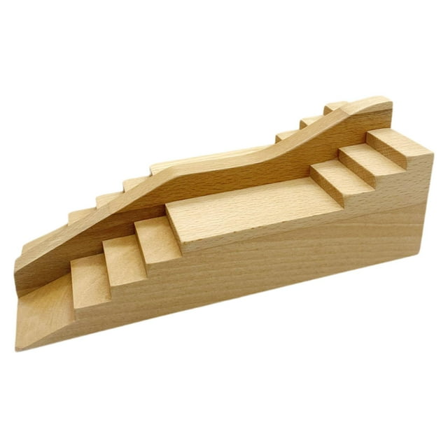 Milaget Wooden Fingerboard Ramp Gift for Enthusiasts Ornament Fingerboard Skate Park Style B