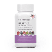 Self Nutrition Healthy Weight Supplement for Women - Reduce Cravings, Appetite Control, Mood and Metabolism Support - Vegan, USA, 60 capsules