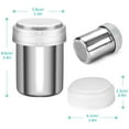 thumbnail image 7 of 2 Pack Powdered Sugar Shaker Duster with Lid, Cinnamon Shaker Flour Sifter, Fine Mesh Stainless Steel Dredge, 7 of 7