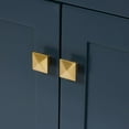 thumbnail image 3 of Ariel Hamlet 43 In. Left Offset Rectangle Sink Vanity With 1.5 In. Carrara White Countertop In Midnight Blue, 3 of 10