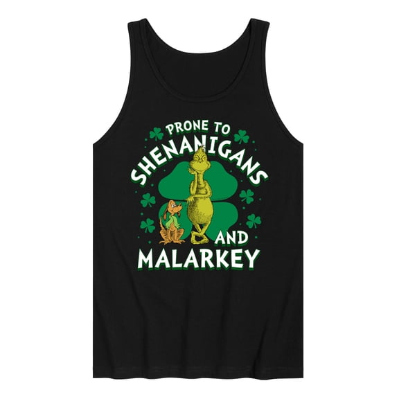The Grinch - Prone To Shenanigans Malarkey - Men's Jersey Tank Top
