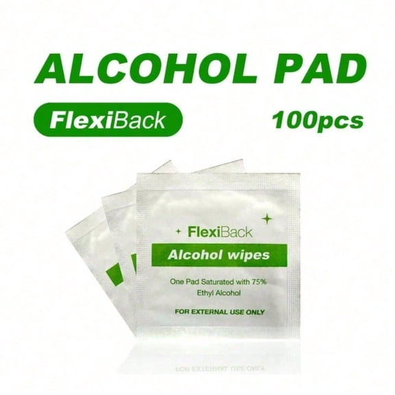 Alcohol wipes, for single use, in individual packaging, 1 box, 100 pieces of disinfectant wipes, convenient to carry-new