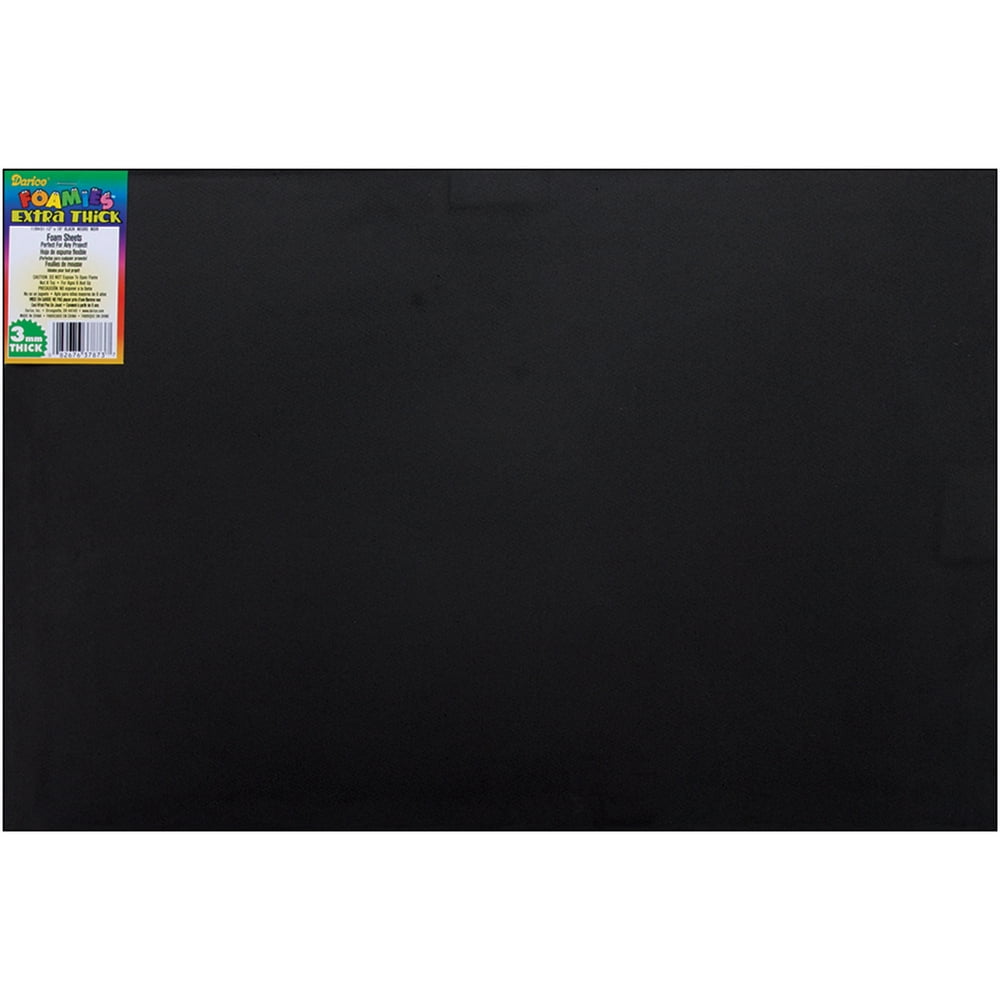 Foam Sheet 12"X18" 3mm-Black - Walmart.com - Walmart.com